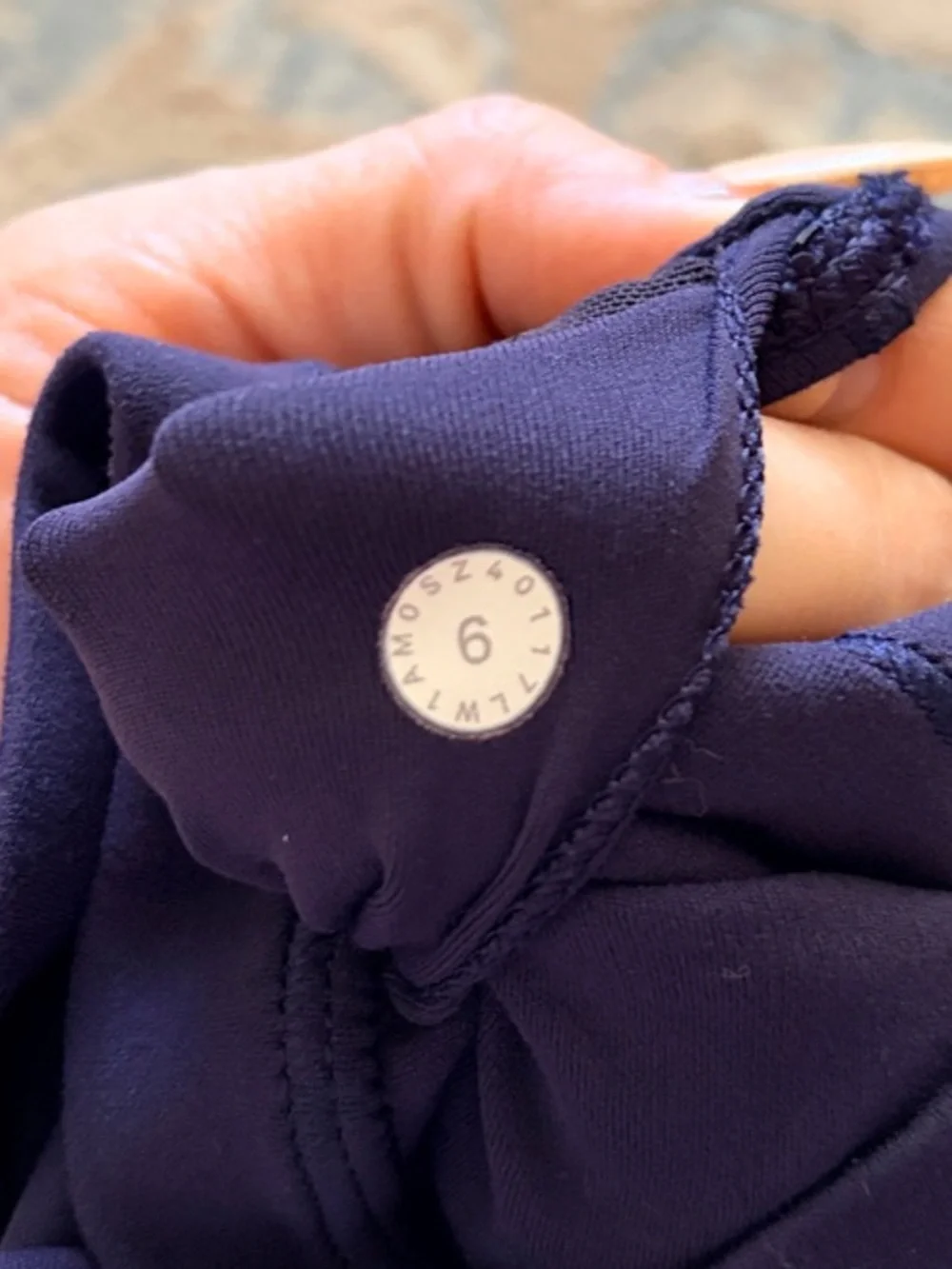lululemon athletica Navy V-Neck Seamless Bralette Tank